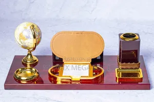 Golden Executive Desk Organiser, Desk Organiser