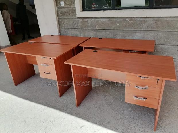 Brown 1.2m Desk Office Desk - main view