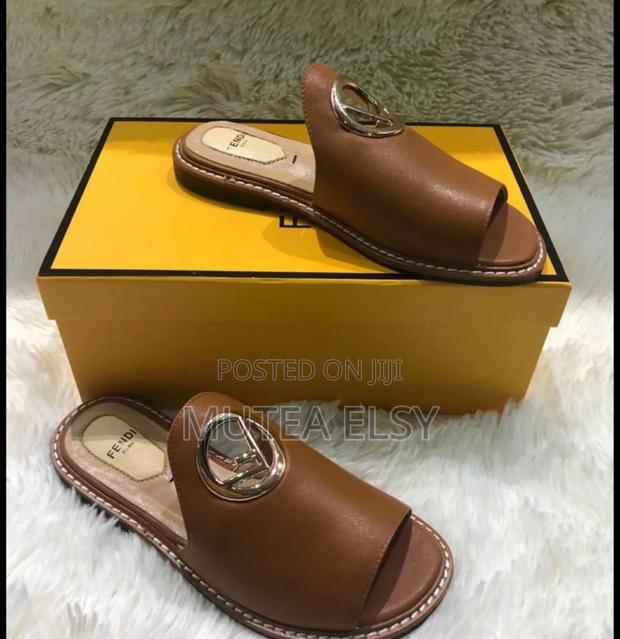 Black,White Brawn Executive Fendi Sandals - thumbnail 3