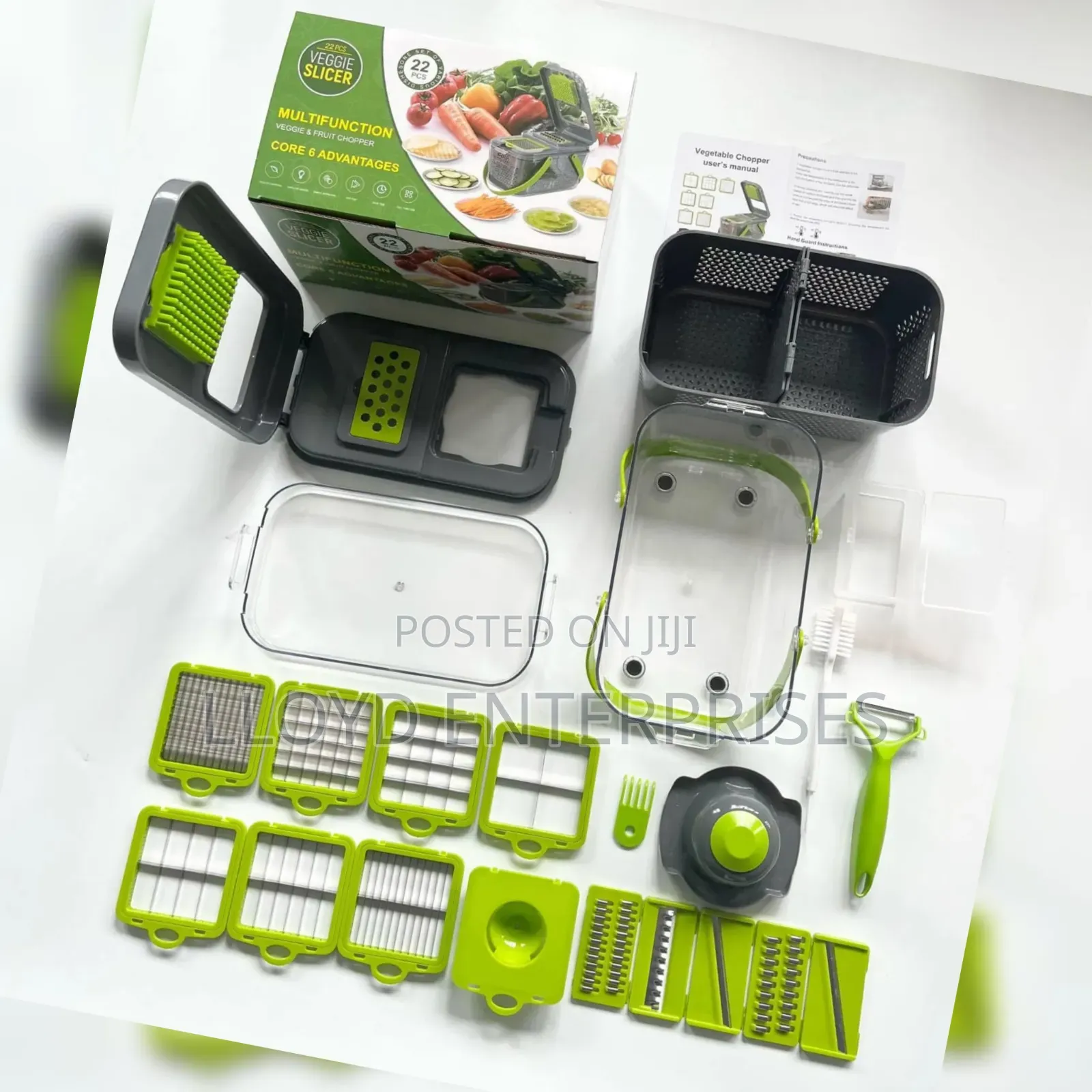 22 Pieces Set Veggie Slicers