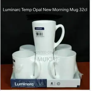 Set of 6 New Morning White Cups