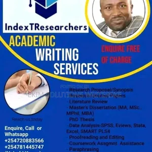Research Consultant Thesis Proposal Masters and PHDS