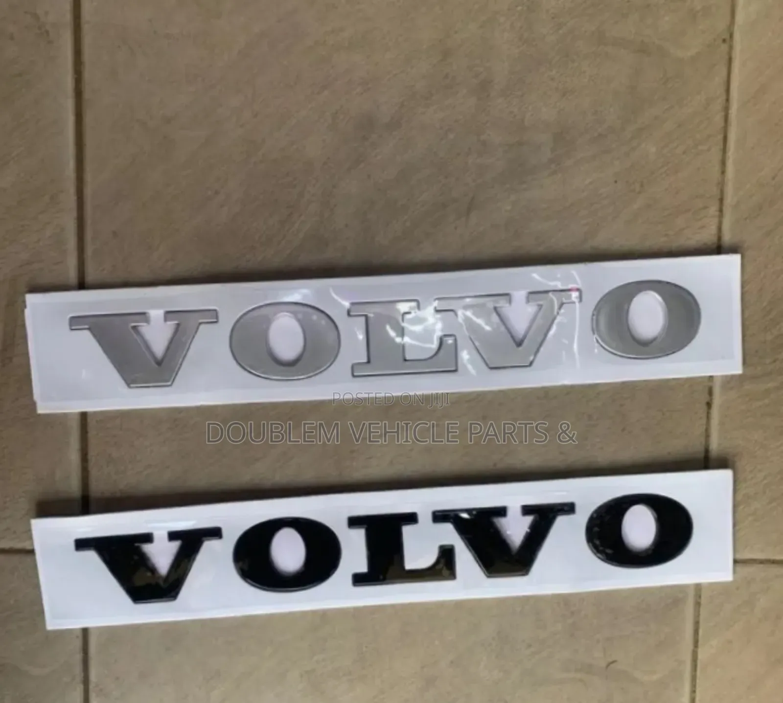 Logo/Emblem/Hood/Name/Badge Volvo Black/Grey Universal High Quality