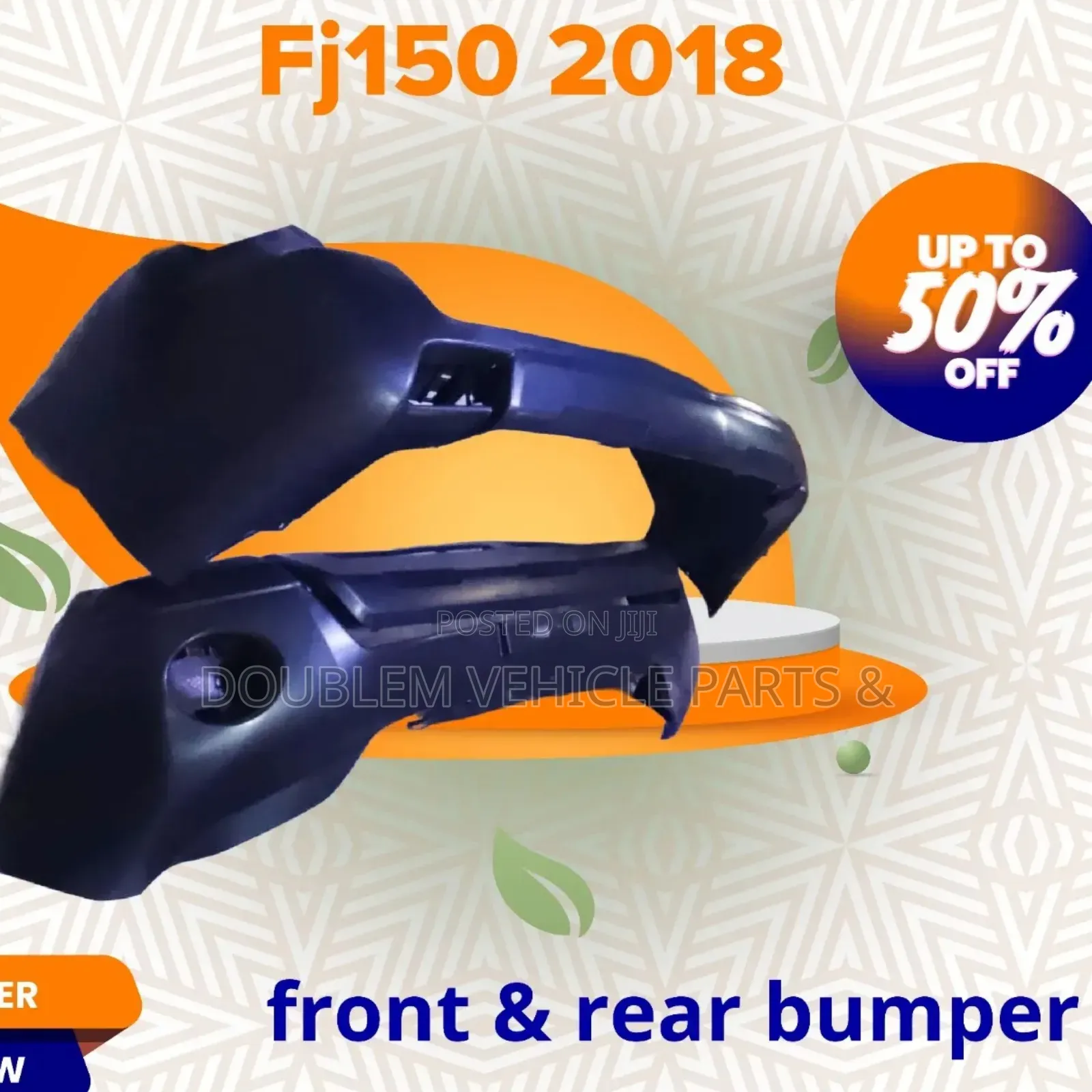 Front And Rear Bumper Toyota Landcruiser Prado Fj150 2017,2018 Onwards