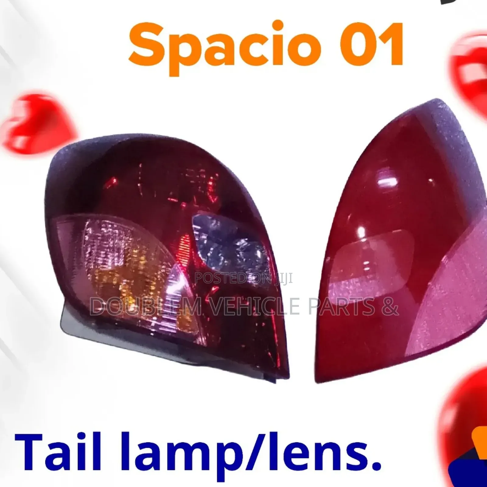 Tail Lamp/Rear Lamp/Backlight Lens Corolla Spacio 2001,2002 Onwards