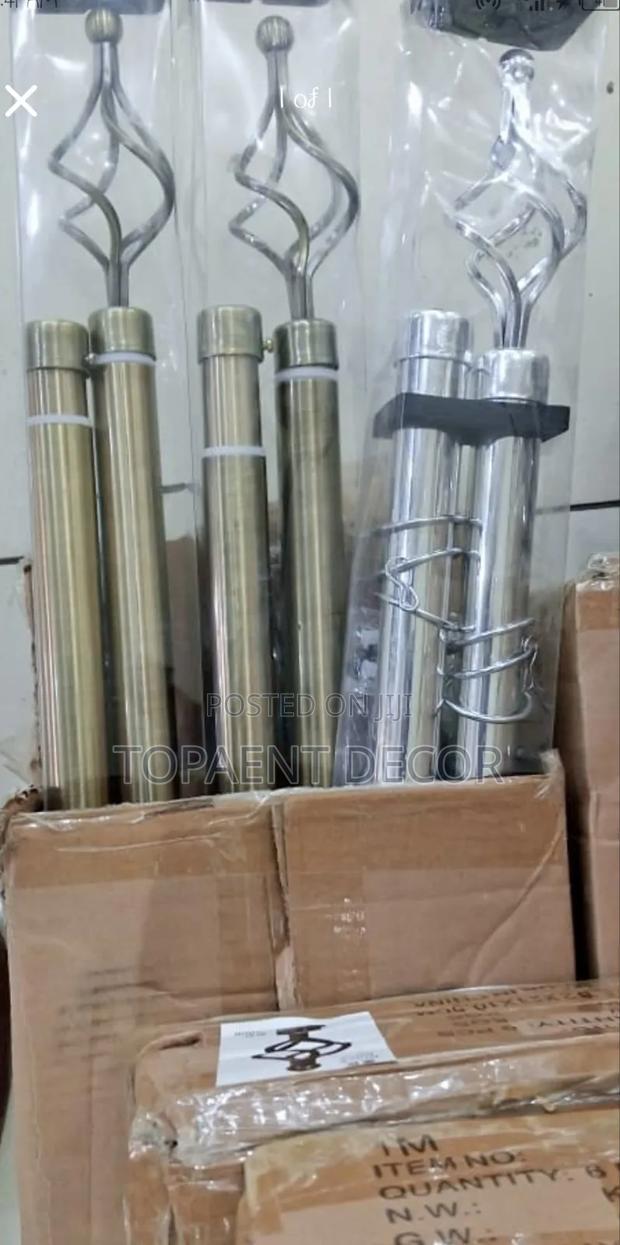 2m Double Simple And Easy To Maintain Adjustable Curtain Rods - main view