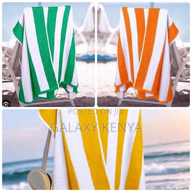 Striped Beach Cotton Towels - main view