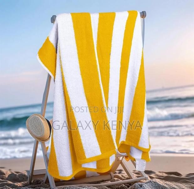 Striped Beach Cotton Towels - thumbnail 2