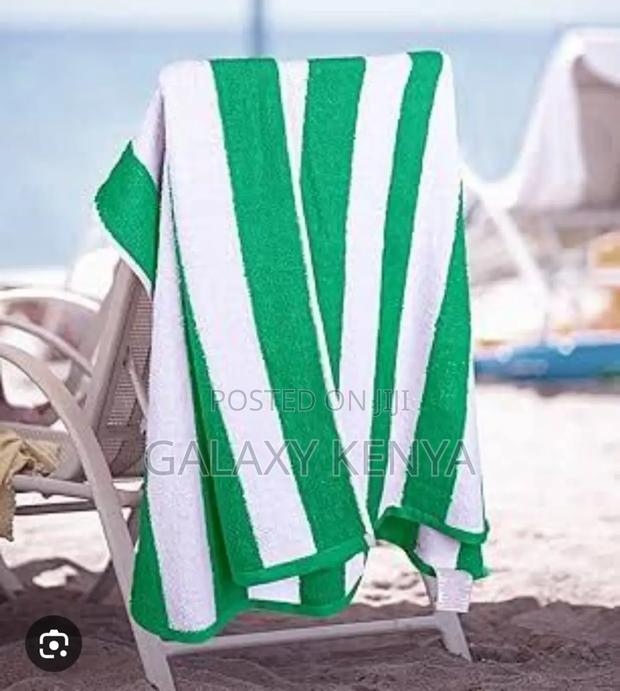 Striped Beach Cotton Towels - thumbnail 3