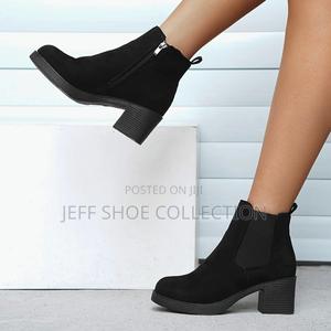Short Ankle Ladies Chunky Boots - thumbnail 2