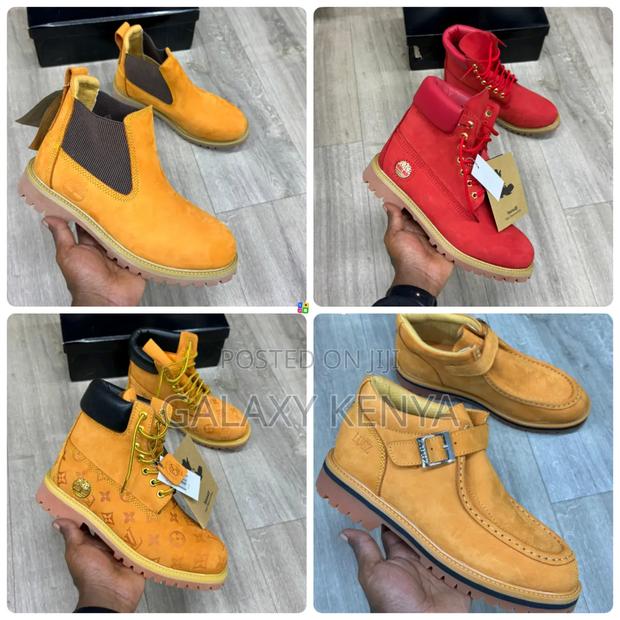 Leather Timberland Boots - main view