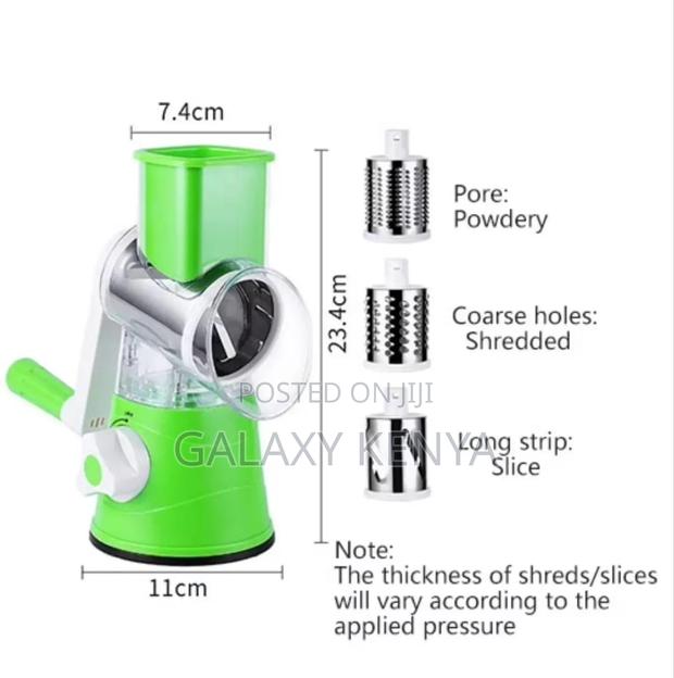 Table Top Rotary Drum Grater With 3 Slicing Options - thumbnail 6