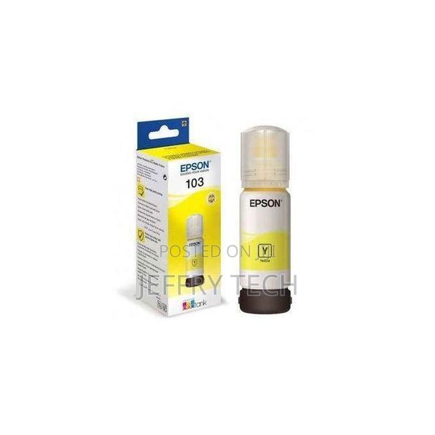 Epson 103 Eco Tank Ink Bottle 65ml - Yellow - main view