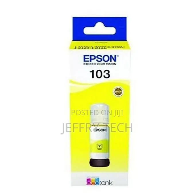 Epson 103 Eco Tank Ink Bottle 65ml - Yellow