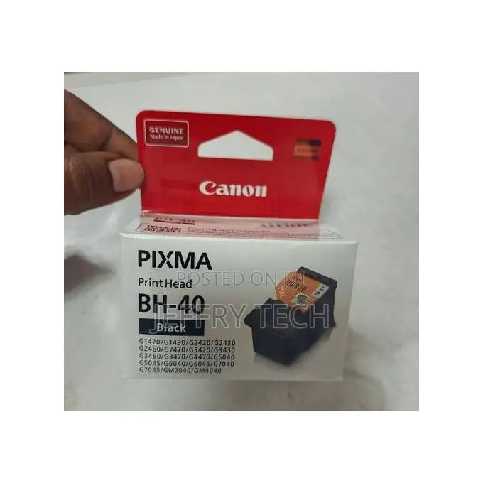 Canon Print Head Bh-40 Black +Free Executive