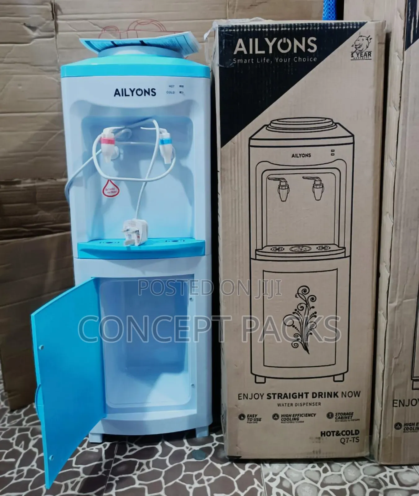 Ailyons Hot and Cold Water Dispenser.