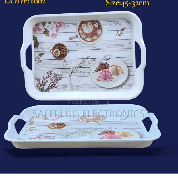 Unbreakable Oasis Melamine Tray 17.5" - Deco Design (Nairobi)