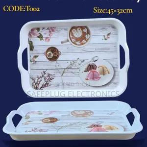 Melamine Serving Tray Lightweight Stylish