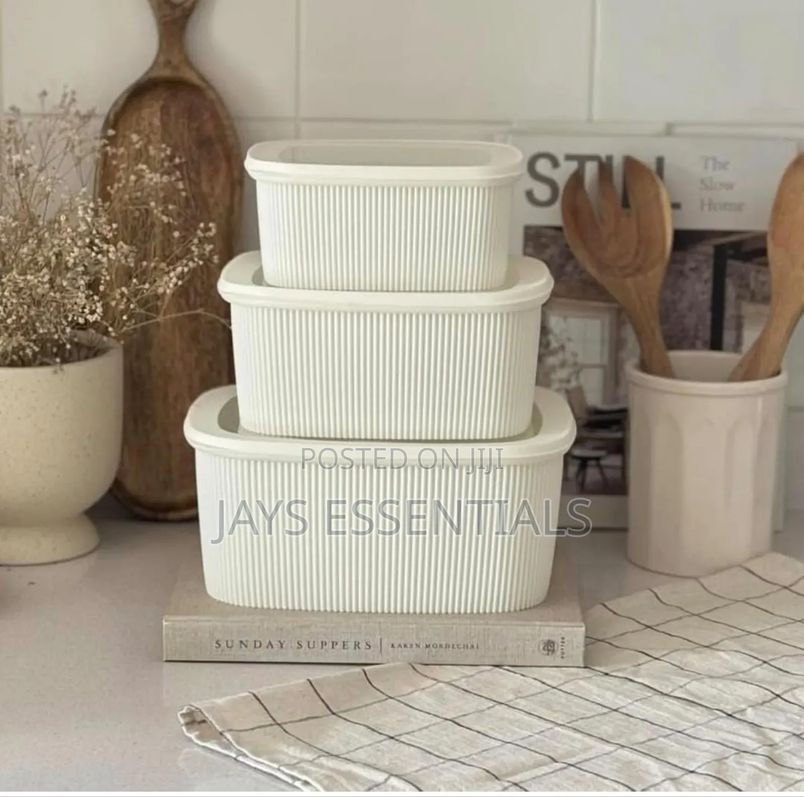 3pc Kitchen Multipurpose Storage Containers