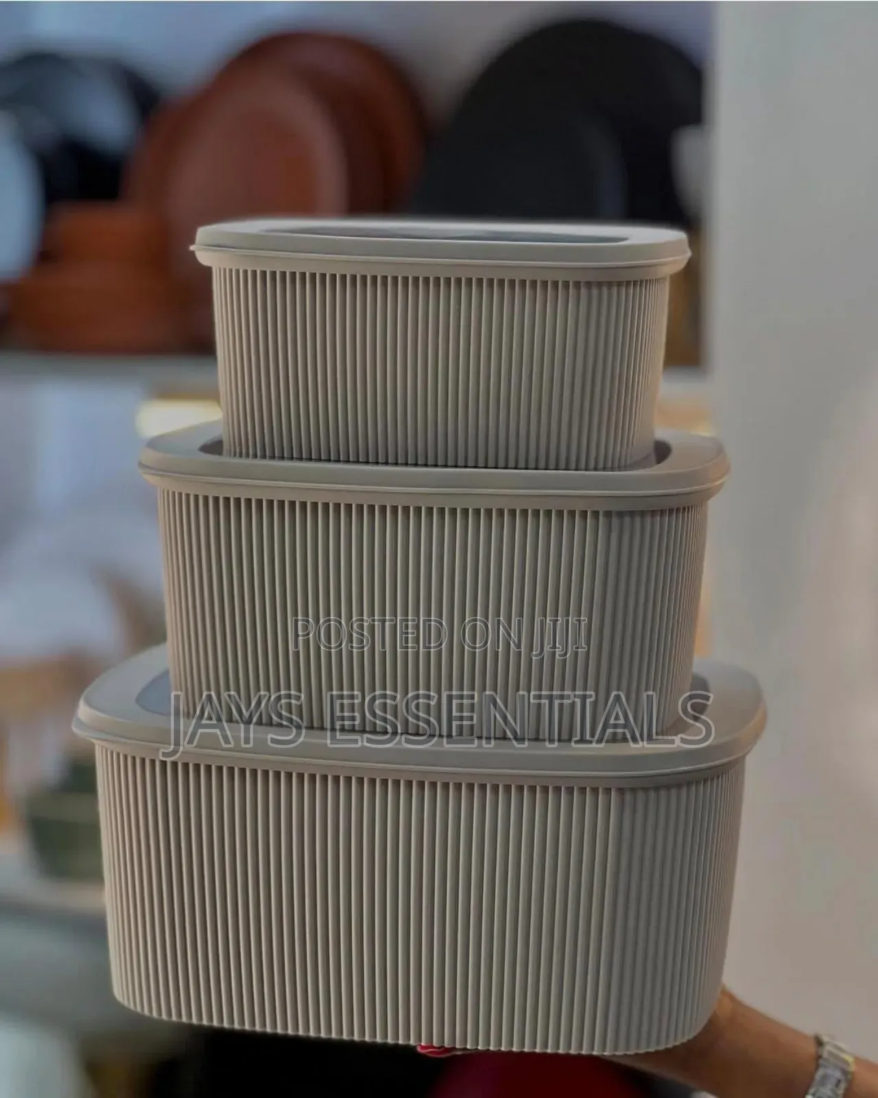 3pc Kitchen Multipurpose Storage Containers