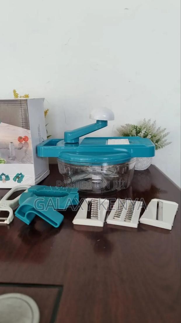 2in1 Manual Food Processor Chopper Grater With Peeler