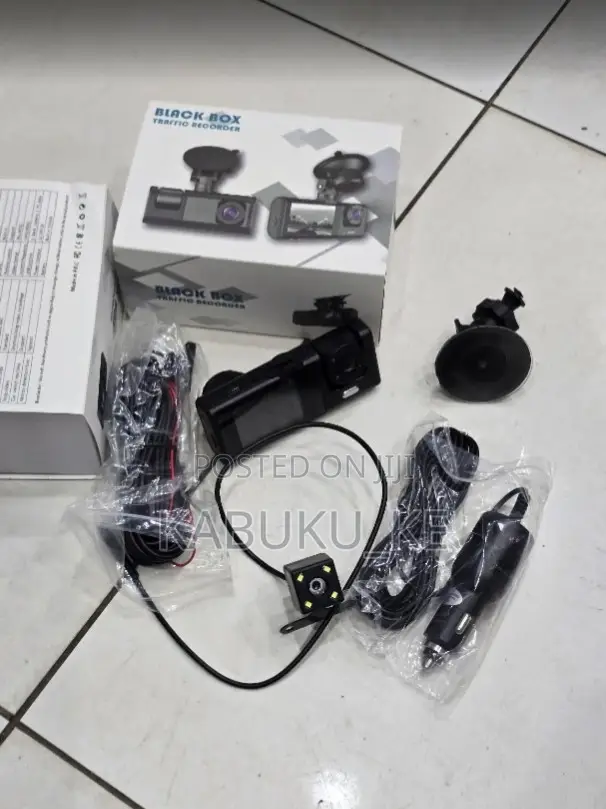3-in-1 Dash Camera 1080p Full Hd Car Traffic Recorder