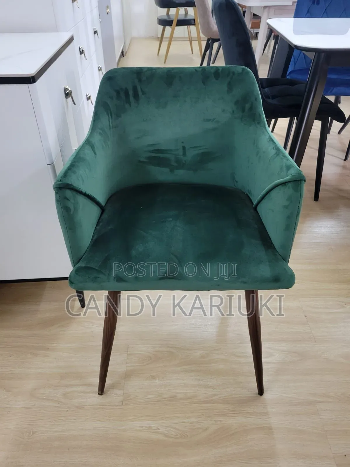 Green Spacious Balcony Chair