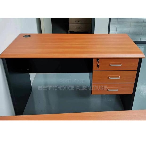 Office Desk; 1.6m Wood Modern Office Computer Desk - thumbnail 8