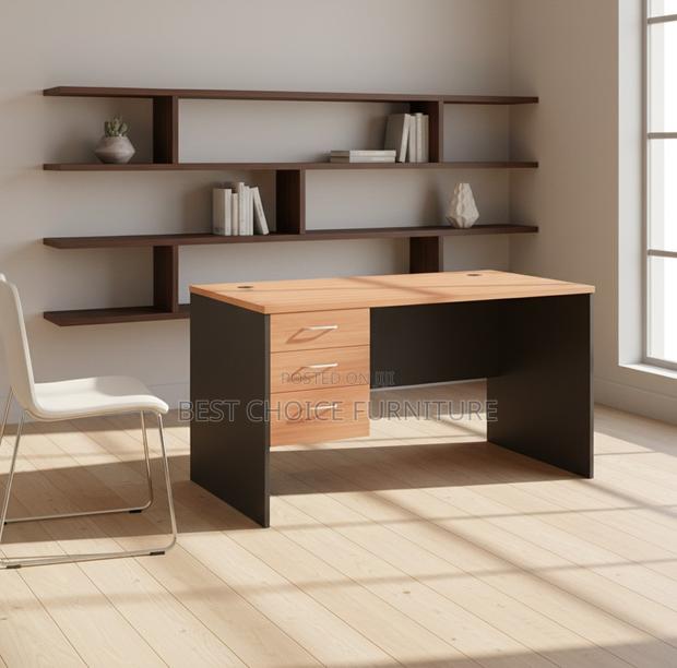 Office Desk; 1.6m Wood Modern Office Computer Desk - thumbnail 13