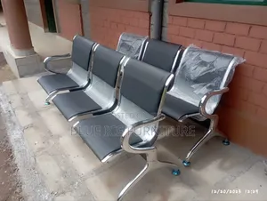 Metallic Link Office Waiting Chair