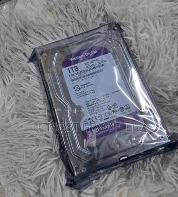 Wd 1tb Surveillance Hard Disk – 24/7 Security Recording Ready - main view