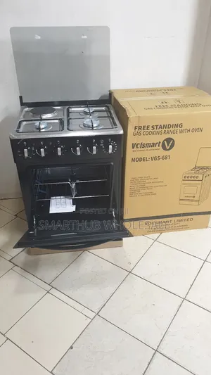 Volsmart 60x60 3~Gas+1~Electric Gas Cookers