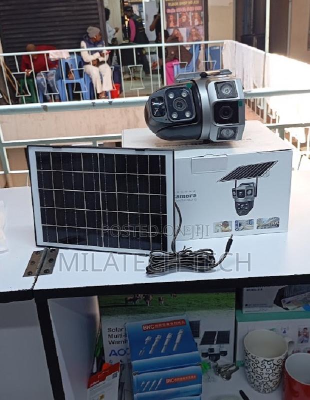 Reliable 4g Connectivity V380 4g Dual PTZ Solar Camera - main view