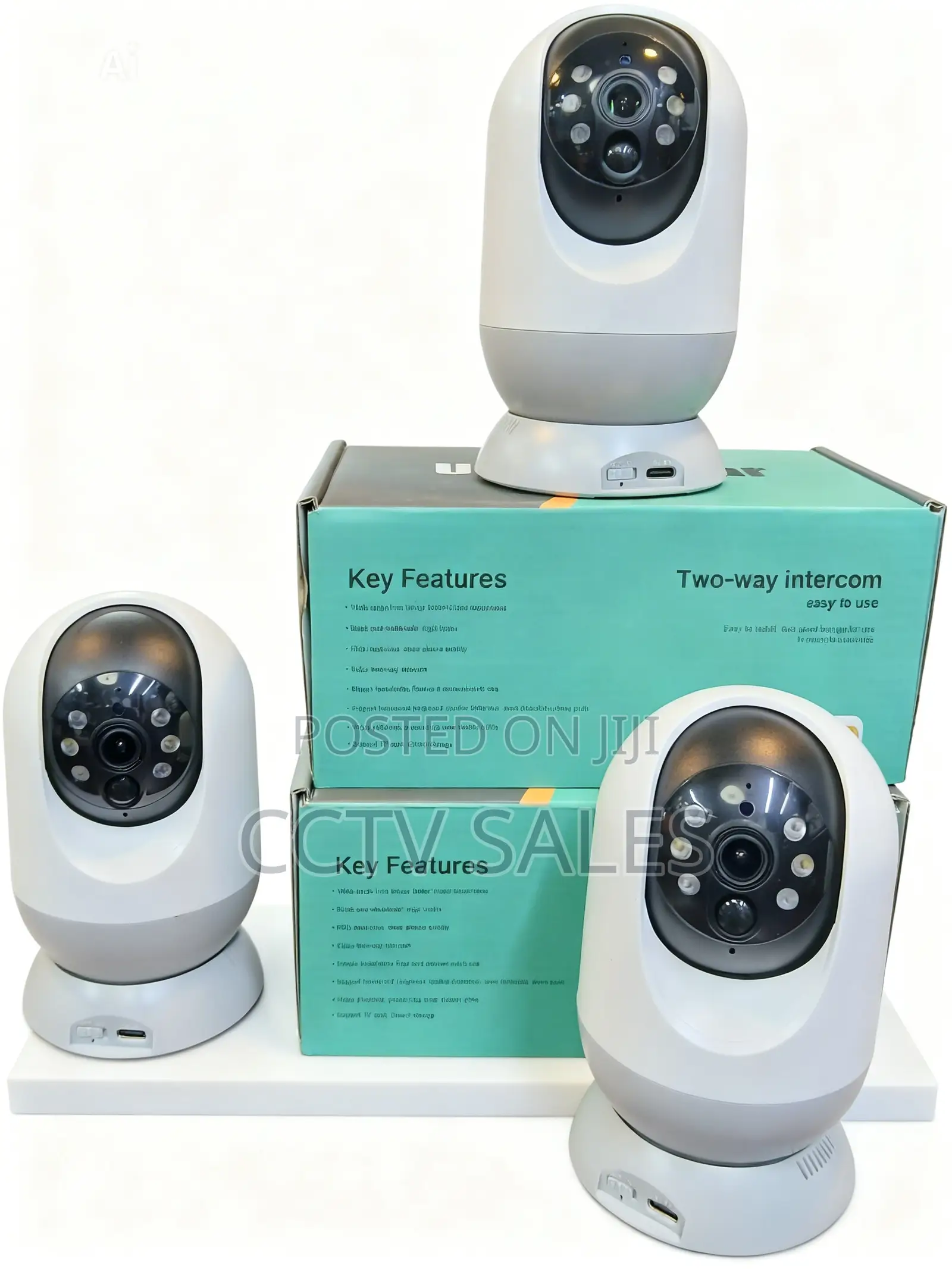 Wireless/Wifi Two Way Audio Camera Single Lens With Alerts,