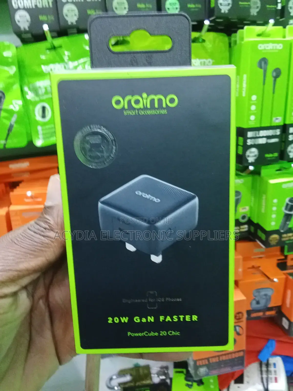 Oraimo Powercube 20 Chic 20w Wall Charger With Type-C to Lightning