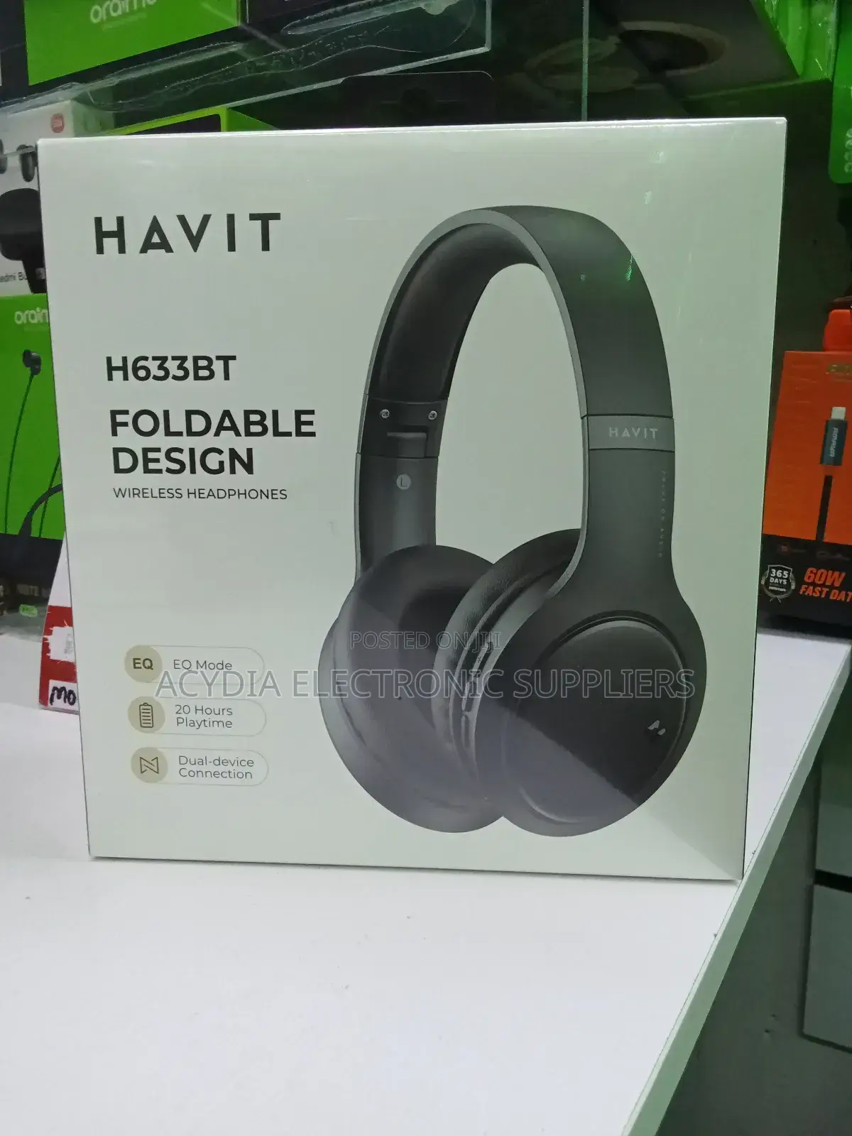 Havit H633bt Bluetooth Headphones, Foldable Design,20 Hour Platime