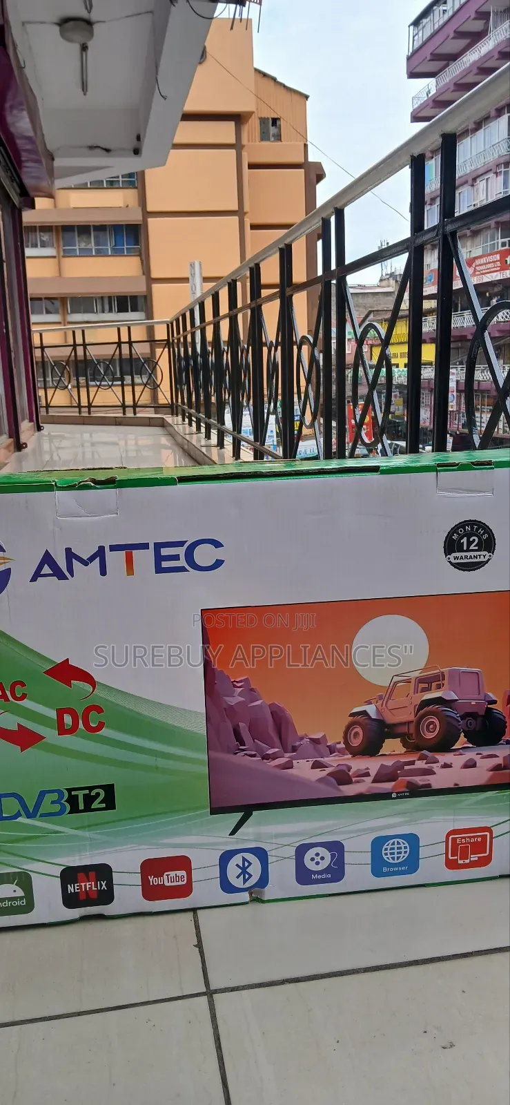 Amtec 32 Inch Smart Ac/Dv Led Tv