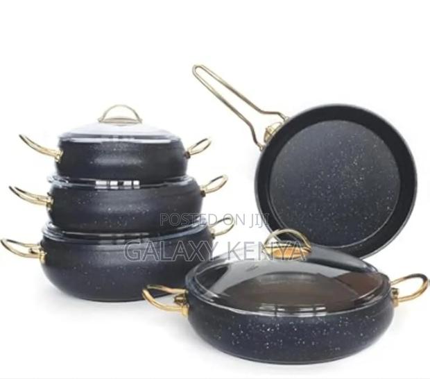 Honhey Brand 9pc Nonstick Granite Cookware Set - thumbnail 6