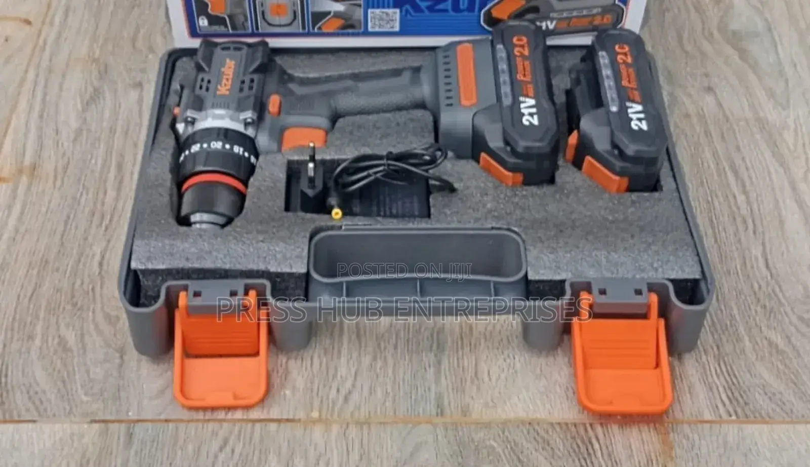 Kzubr 21v Brushless 2-Speed Cordless Impact Drill.