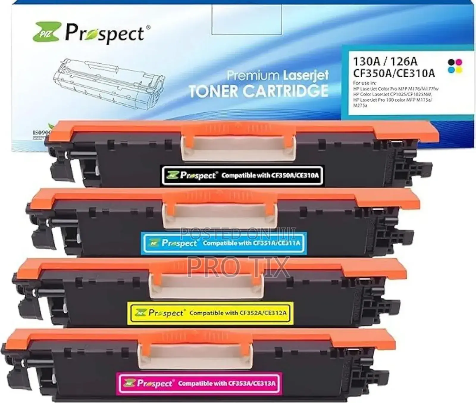 Hp Compatible Toner 130a Cf350a Cf351a Cf352a Cf353a 126a Ce310 Ce311