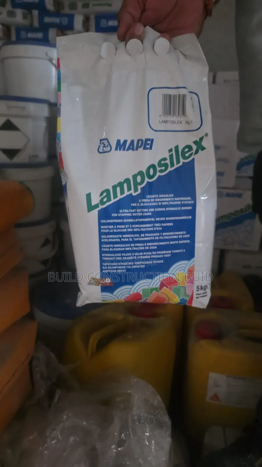 Lamposilex Mapei Water Plug 5kgs