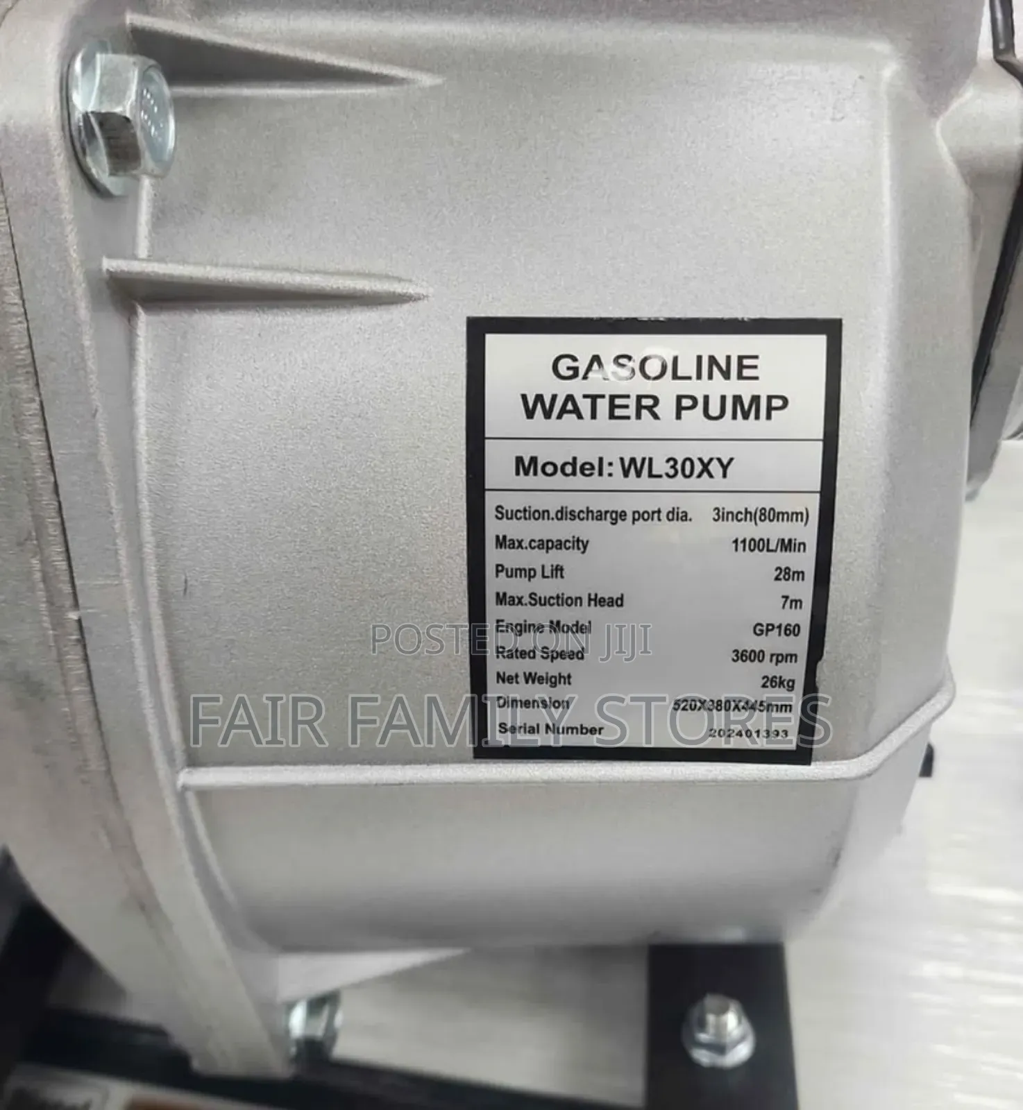 Honda Water Pump 3 Inches 6.5hp
