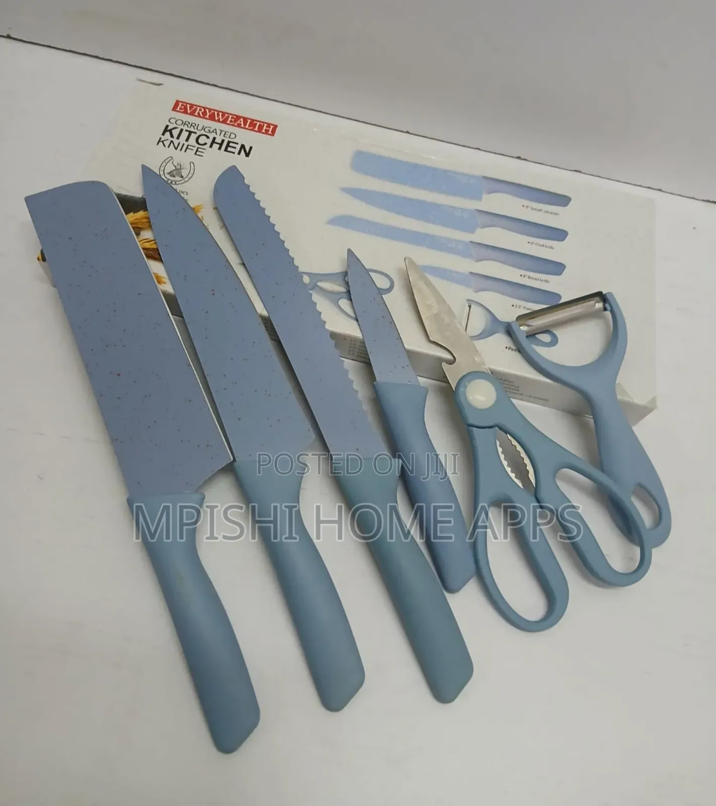 6pcs Evryweath Kitchen Knife Set