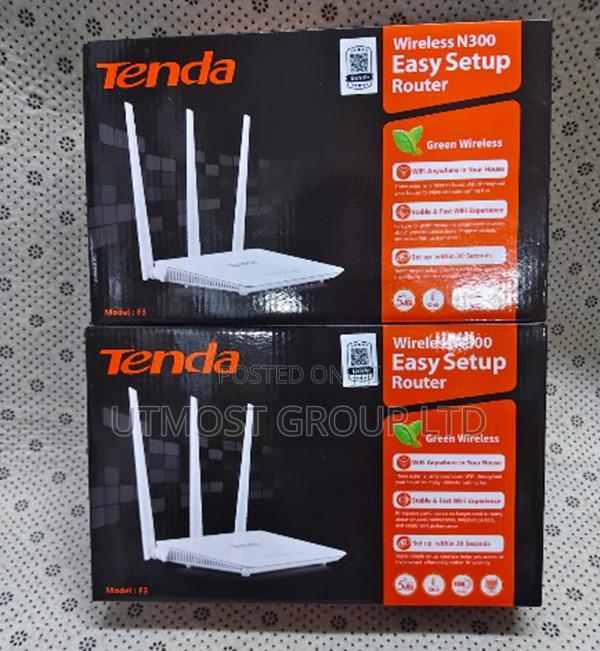 Tenda F3 Router Compact Design Powerful Household Coverage - main view