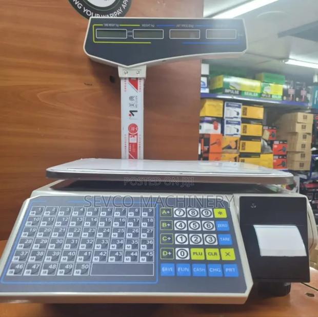 Heavy Duty 30kg Barcode Scale