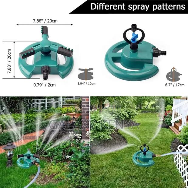 3 Arm Garden Sprinkler With 2 Spray Angle Options - thumbnail 8