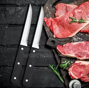 6pcs Stainless Steel Serrated Steak Knife