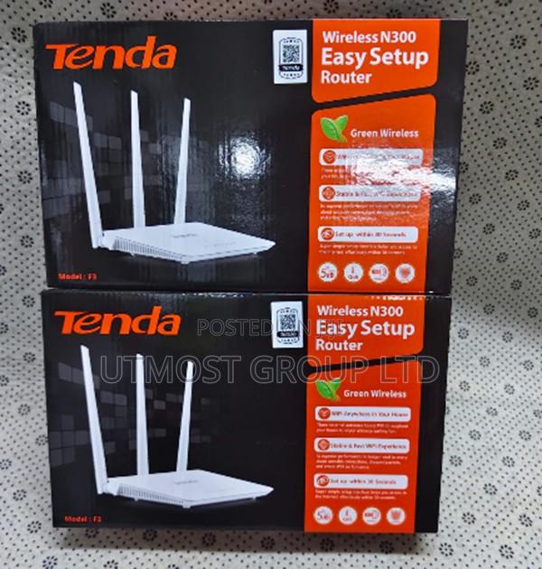 Affordable Tenda F3 Router 300mbps Reliable Family Wifi