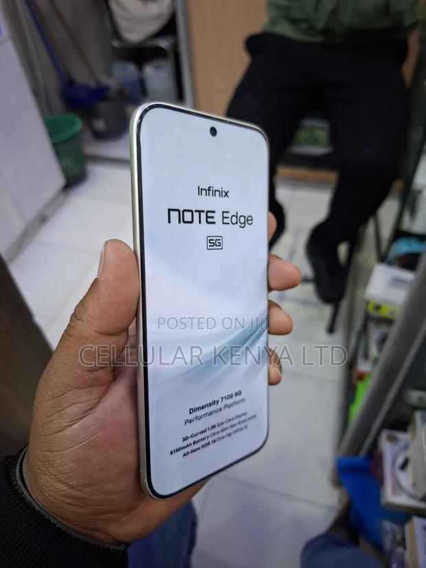 New Infinix Note Edge 256 GB Silver - thumbnail 3
