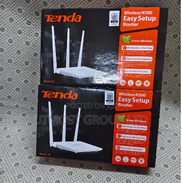 Tenda F3 Wifi Router 3 External Antennas Strong Signal Range